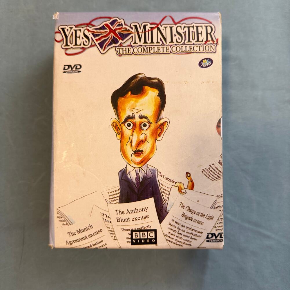 Yes Minister Complete Collection DVD BBC 4 Disc Set British Comedy Series